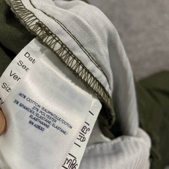 NWOT Lands' End Men's 42 Chino Pants Forest Moss Traditional Fit Elastic Waist - Picture 5 of 8